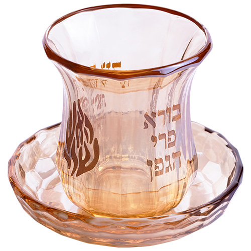 כוס נרות בעיצוב ייחודי עם צלחת תואמת, מתנה מושלמת לבית חדש או לאירועים מיוחדים.