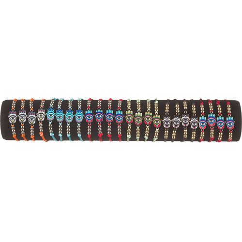 סטנד צמידים עם אורנומנטים מעורב - 24 יח