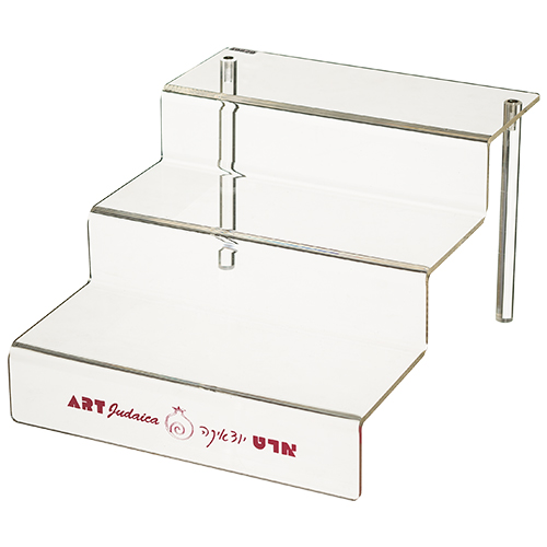 מעמד אקריליק לתצוגה 3 קומות 23x28 ס"מ